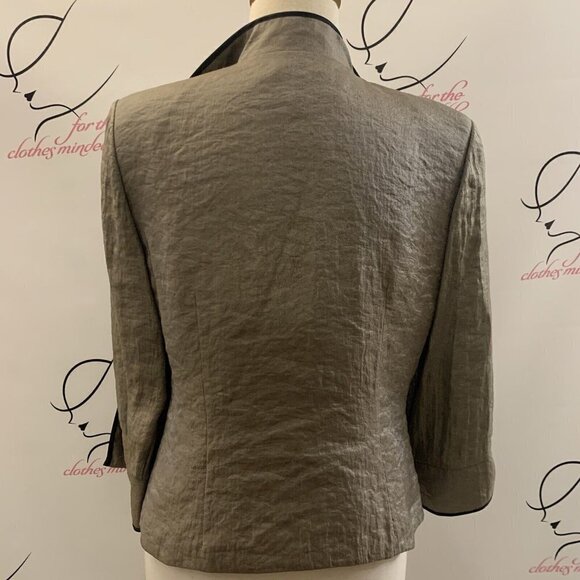 EXPO. Sz 8. Jacket or Top. Beaded. Organza? Shimmer. Loops. 3.4 Sleeve. DD - Picture 2 of 6